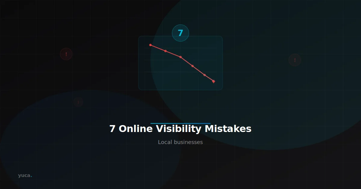 A local shop with an empty street outside, representing missed online visibility