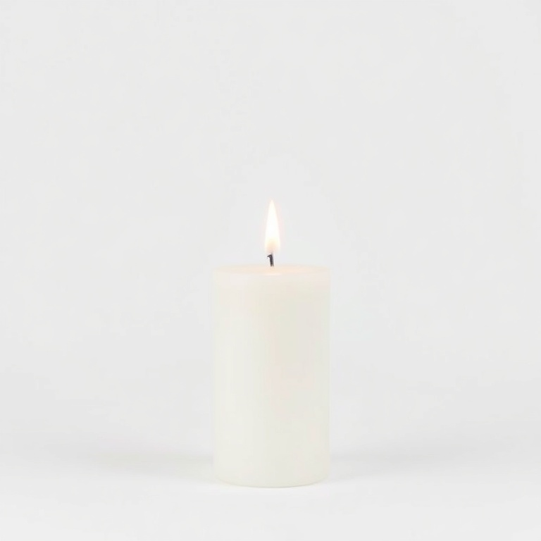 Raw Candle, cosy scene photo before ShopShots